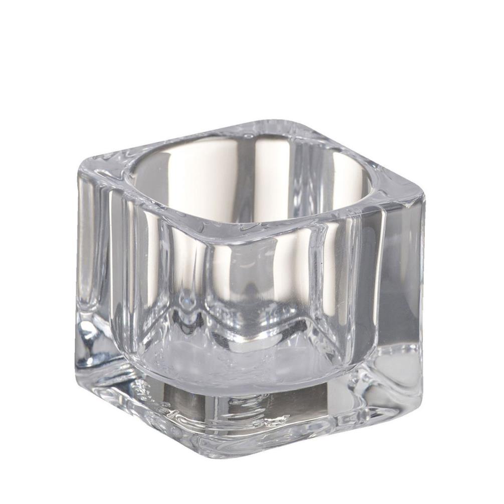 Bolsius Square Glass Tealight Holder £2.69